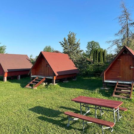 Szalasy Drewniane Nad Rzeka Biebrza Goniądz Exterior foto